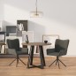 vidaXL Sillas de comedor giratorias 2 unidades terciopelo gris oscuro vidaXL Sillas de comedor giratorias 2 unidades terciopelo gris oscuro