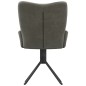 vidaXL Sillas de comedor giratorias 2 unidades terciopelo gris oscuro vidaXL Sillas de comedor giratorias 2 unidades terciopelo gris oscuro