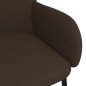 vidaXL Sillas de comedor 2 unidades cuero sintético marrón