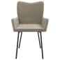 vidaXL Sillas de comedor 2 unidades terciopelo gris claro vidaXL Sillas de comedor 2 unidades terciopelo gris claro