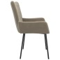 vidaXL Sillas de comedor 2 unidades terciopelo gris claro vidaXL Sillas de comedor 2 unidades terciopelo gris claro