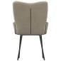 vidaXL Sillas de comedor 2 unidades terciopelo gris claro vidaXL Sillas de comedor 2 unidades terciopelo gris claro
