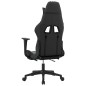 vidaXL Silla gaming masaje reposapiés cuero sintético negro camuflaje vidaXL Silla gaming masaje reposapiés cuero sintético negro camuflaje