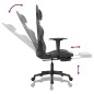 vidaXL Silla gaming masaje reposapiés cuero sintético negro camuflaje vidaXL Silla gaming masaje reposapiés cuero sintético negro camuflaje