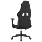 vidaXL Silla gaming de masaje tela negro y verde claro vidaXL Silla gaming de masaje tela negro y verde claro