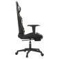 vidaXL Silla gaming masaje reposapiés cuero sintético negro camuflaje vidaXL Silla gaming masaje reposapiés cuero sintético negro camuflaje