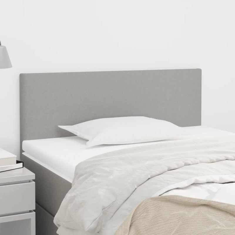 vidaXL Cabecero de tela gris claro 90x5x78/88 cm vidaXL Cabecero de tela gris claro 90x5x78/88 cm