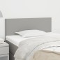 vidaXL Cabecero de tela gris claro 90x5x78/88 cm vidaXL Cabecero de tela gris claro 90x5x78/88 cm
