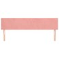 vidaXL Cabeceros 2 unidades de terciopelo rosa 100x5x78/88 cm vidaXL Cabeceros 2 unidades de terciopelo rosa 100x5x78/88 cm