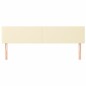 vidaXL Cabeceros 2 unidades cuero sintético color crema 100x5x78/88 cm vidaXL Cabeceros 2 unidades cuero sintético color crema 100x5x78/88 cm