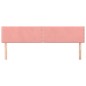 vidaXL Cabeceros 2 unidades de terciopelo rosa 100x5x78/88 cm vidaXL Cabeceros 2 unidades de terciopelo rosa 100x5x78/88 cm