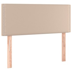 vidaXL Cabecero de cuero sintético color capuchino 80x5x78/88 cm