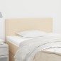 vidaXL Cabecero de tela color crema 90x5x78/88 cm vidaXL Cabecero de tela color crema 90x5x78/88 cm