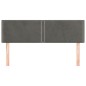 vidaXL Cabeceros 2 unidades terciopelo gris oscuro 72x5x78/88 cm vidaXL Cabeceros 2 unidades terciopelo gris oscuro 72x5x78/88 cm