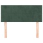 vidaXL Cabecero de terciopelo verde oscuro 80x5x78/88 cm