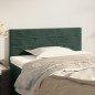 vidaXL Cabecero de terciopelo verde oscuro 90x5x78/88 cm vidaXL Cabecero de terciopelo verde oscuro 90x5x78/88 cm