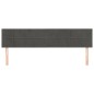 vidaXL Cabeceros 2 unidades de terciopelo gris oscuro 90x5x78/88 cm vidaXL Cabeceros 2 unidades de terciopelo gris oscuro 90x5x78/88 cm