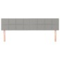vidaXL Cabeceros 2 unidades de tela gris claro 80x5x78/88 cm vidaXL Cabeceros 2 unidades de tela gris claro 80x5x78/88 cm