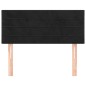 vidaXL Cabecero de terciopelo negro 80x5x78/88 cm vidaXL Cabecero de terciopelo negro 80x5x78/88 cm