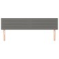 vidaXL Cabeceros 2 unidades de tela gris oscuro 80x5x78/88 cm vidaXL Cabeceros 2 unidades de tela gris oscuro 80x5x78/88 cm