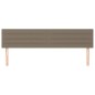 vidaXL Cabeceros 2 unidades de tela gris taupe 100x5x78/88 cm vidaXL Cabeceros 2 unidades de tela gris taupe 100x5x78/88 cm