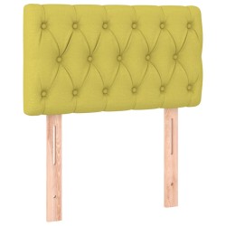 vidaXL Cabecero de tela verde 80x7x78/88 cm