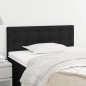 vidaXL Cabecero de tela negro 80x5x78/88 cm vidaXL Cabecero de tela negro 80x5x78/88 cm