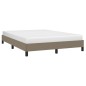 vidaXL Estructura de cama de tela gris taupe 140x200 cm vidaXL Estructura de cama de tela gris taupe 140x200 cm