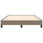 vidaXL Estructura de cama de tela gris taupe 140x200 cm vidaXL Estructura de cama de tela gris taupe 140x200 cm