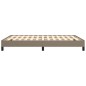 vidaXL Estructura de cama de tela gris taupe 140x200 cm vidaXL Estructura de cama de tela gris taupe 140x200 cm