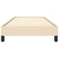 vidaXL Estructura de cama de tela color crema 80x200 cm vidaXL Estructura de cama de tela color crema 80x200 cm