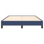 vidaXL Estructura de cama de tela azul 140x190 cm vidaXL Estructura de cama de tela azul 140x190 cm