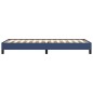vidaXL Estructura de cama de tela azul 90x200 cm vidaXL Estructura de cama de tela azul 90x200 cm