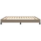 vidaXL Estructura de cama de tela gris taupe 160x200 cm vidaXL Estructura de cama de tela gris taupe 160x200 cm
