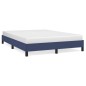 vidaXL Estructura de cama de tela gris taupe azul 140x200 cm vidaXL Estructura de cama de tela gris taupe azul 140x200 cm