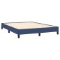vidaXL Estructura de cama de tela gris taupe azul 140x200 cm vidaXL Estructura de cama de tela gris taupe azul 140x200 cm
