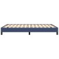 vidaXL Estructura de cama de tela gris taupe azul 140x200 cm vidaXL Estructura de cama de tela gris taupe azul 140x200 cm