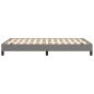 vidaXL Estructura de cama de tela gris oscuro 120x200 cm vidaXL Estructura de cama de tela gris oscuro 120x200 cm