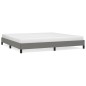 vidaXL Estructura de cama tela gris oscuro 200x200 cm vidaXL Estructura de cama tela gris oscuro 200x200 cm