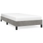 vidaXL Estructura de cama de terciopelo gris claro 90x200 cm vidaXL Estructura de cama de terciopelo gris claro 90x200 cm