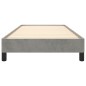 vidaXL Estructura de cama de terciopelo gris claro 90x200 cm vidaXL Estructura de cama de terciopelo gris claro 90x200 cm