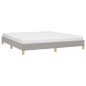 vidaXL Estructura de cama gris claro tela 180x200 cm vidaXL Estructura de cama gris claro tela 180x200 cm