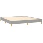 vidaXL Estructura de cama gris claro tela 180x200 cm vidaXL Estructura de cama gris claro tela 180x200 cm