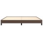 vidaXL Estructura de cama de cuero sintético marrón 200x200 cm vidaXL Estructura de cama de cuero sintético marrón 200x200 cm