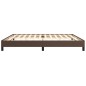 vidaXL Estructura de cama de cuero sintético marrón 200x200 cm vidaXL Estructura de cama de cuero sintético marrón 200x200 cm
