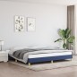 vidaXL Estructura de cama de tela gris taupe azul 200x200 cm vidaXL Estructura de cama de tela gris taupe azul 200x200 cm
