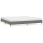 vidaXL Estructura de cama tela gris oscuro 200x200 cm vidaXL Estructura de cama tela gris oscuro 200x200 cm