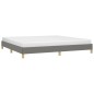 vidaXL Estructura de cama tela gris oscuro 200x200 cm vidaXL Estructura de cama tela gris oscuro 200x200 cm