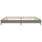 vidaXL Estructura de cama tela gris oscuro 200x200 cm vidaXL Estructura de cama tela gris oscuro 200x200 cm