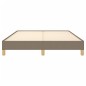 vidaXL Estructura de cama de tela gris taupe 140x200 cm vidaXL Estructura de cama de tela gris taupe 140x200 cm
